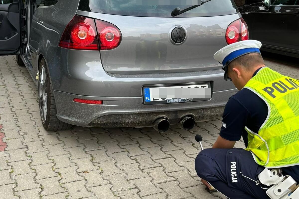 Kontrola głośności wydechu volkswagena