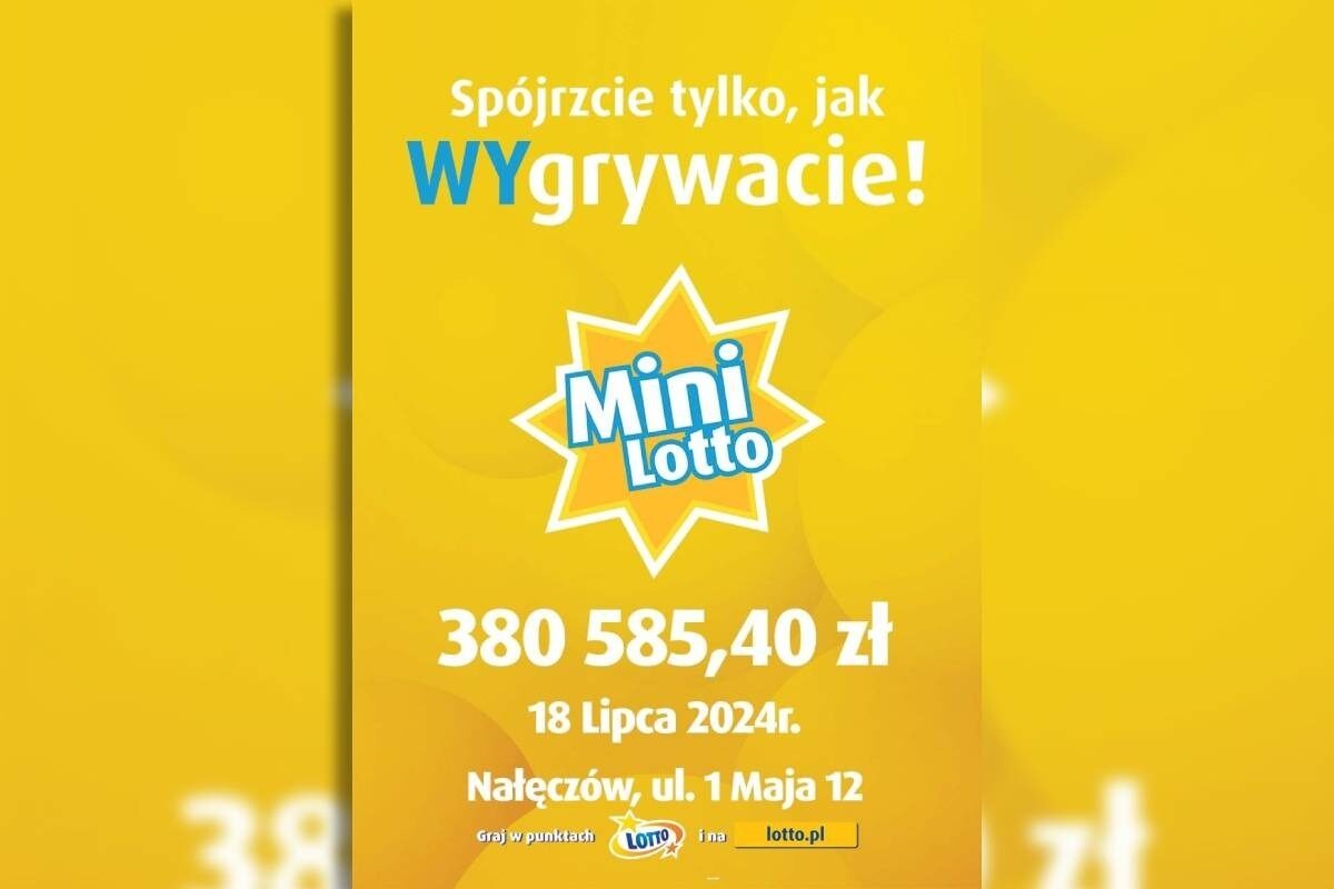 wygrana mini lotto w Nałęczowie