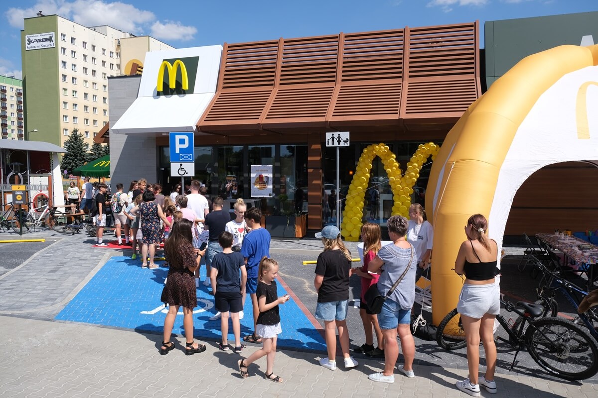 Otwarcie McDonalds w Łęcznej