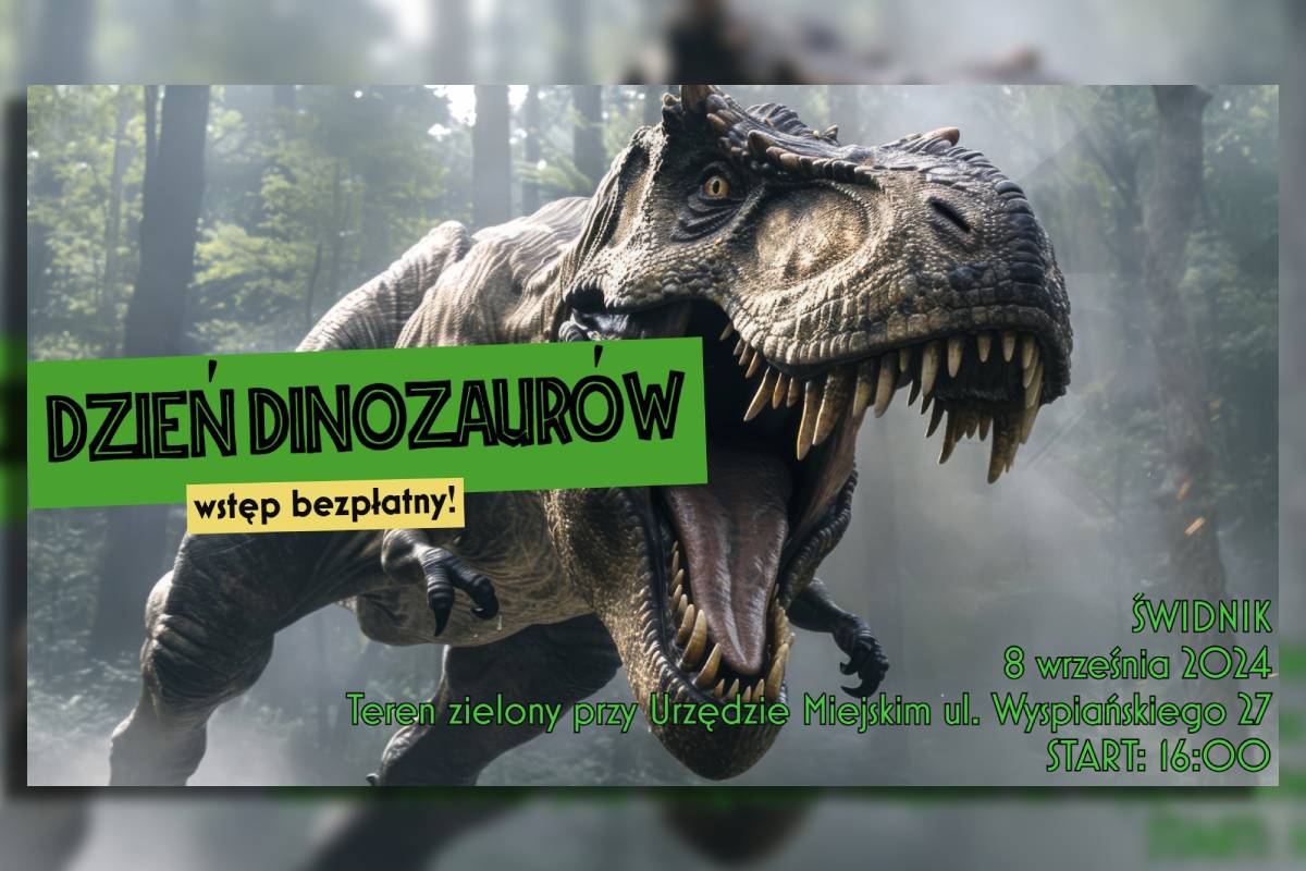 grafika Dzień dinozaurów w Świdniku