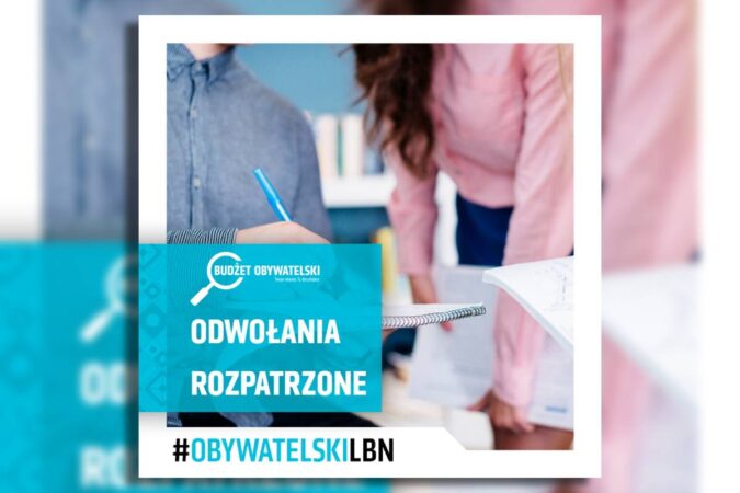 Grafika z napisem - odwołania rozpatrzone