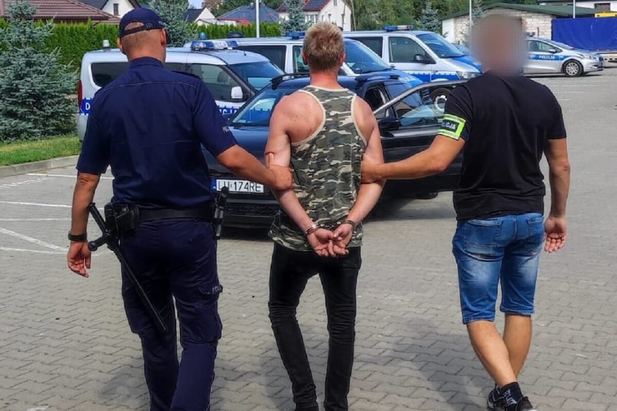 Sprawca rozboju w rękach policji