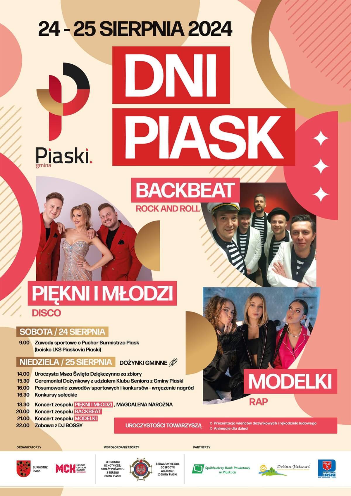 Dni Piask 2024 - plakat, program wydarzenia