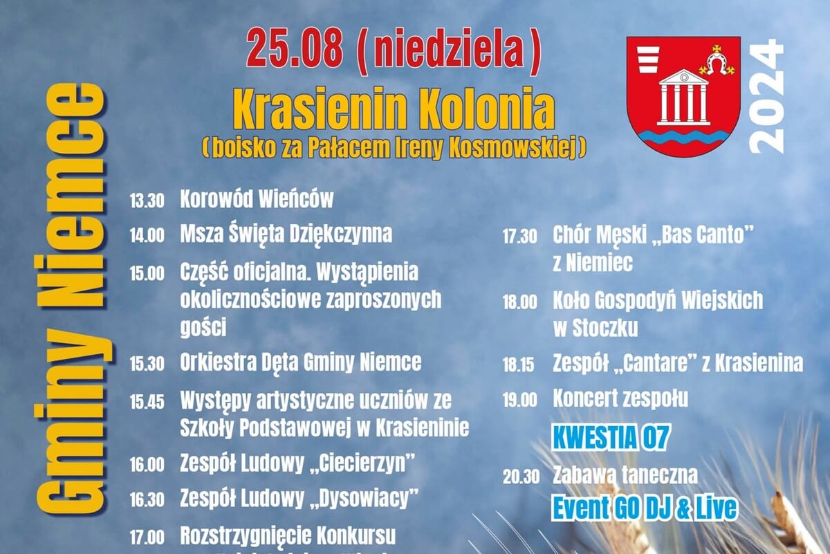 Dożynki w Krasieninie-Kolonii 2024