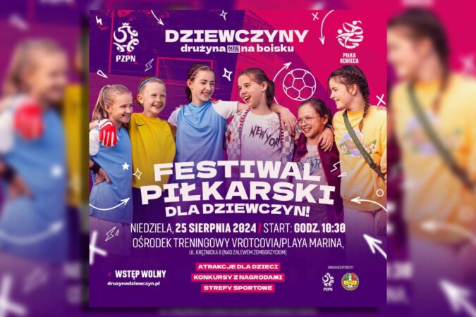 grafika, kampania „Dziewczyny. Drużyna nie tylko na boisku”