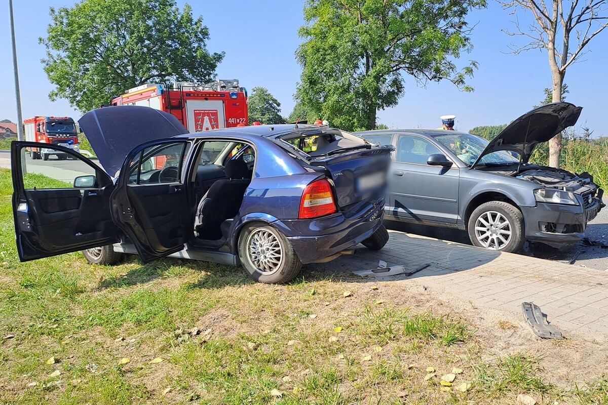 Wypadek koło Zalewu Kraśnickiego