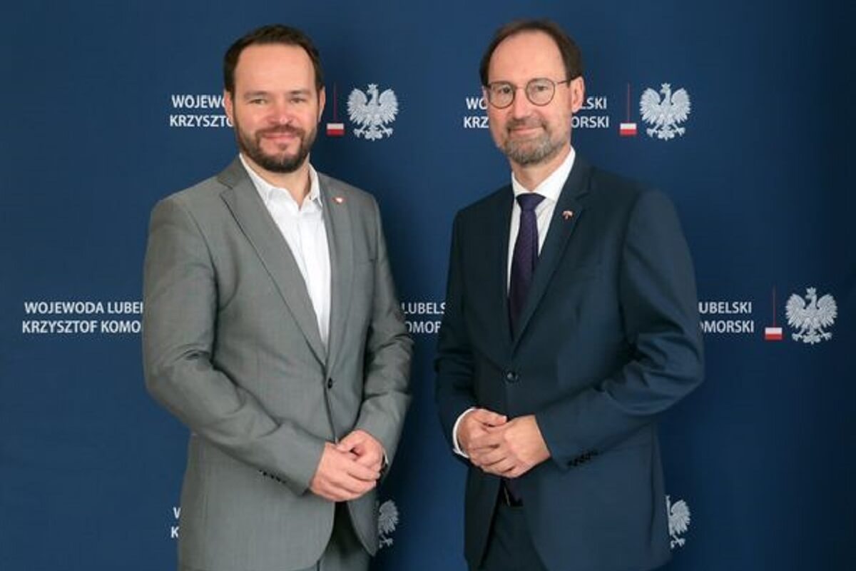 Krzysztof Komorski i ambasador Czech