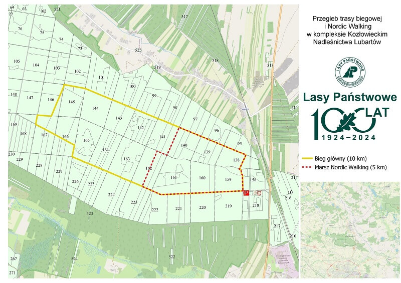 Mapa miasto Lublin