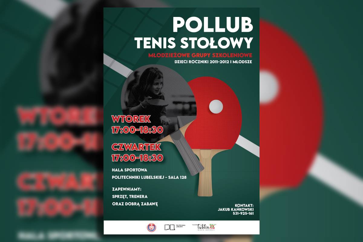 grafika Pollub Tenis stołowy