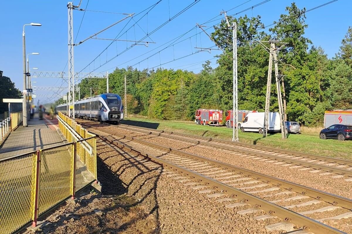 Tragedia na torach niedaleko Białej Podlaskiej. Kobieta wtargnęła pod nadjeżdżający pociąg PKP Intercity