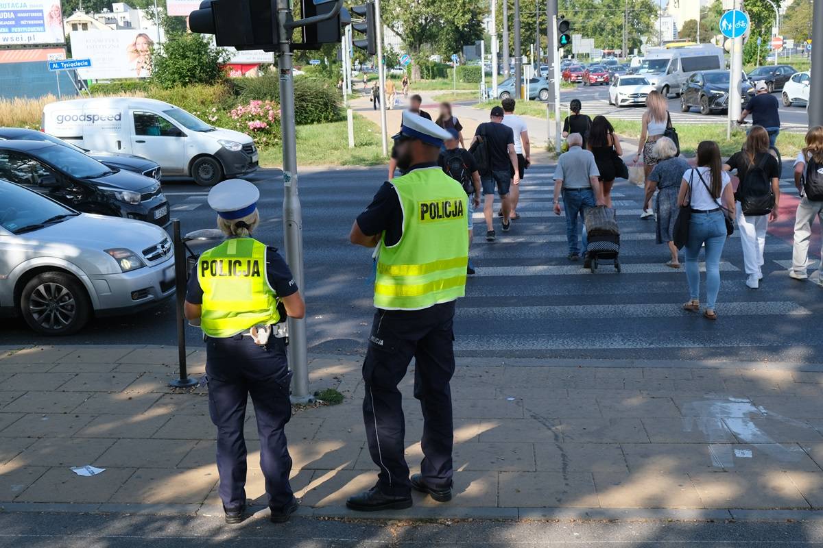 Policjanci w centrum Lublin