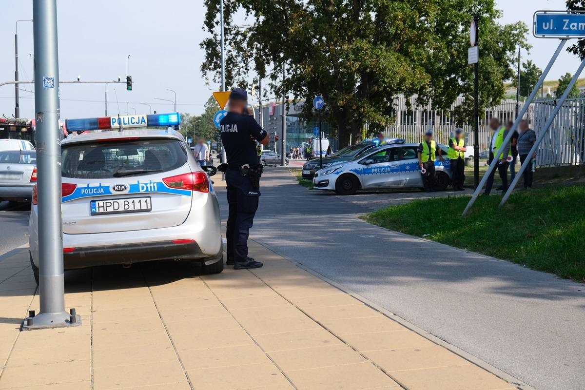 Policjanci w centrum Lublin