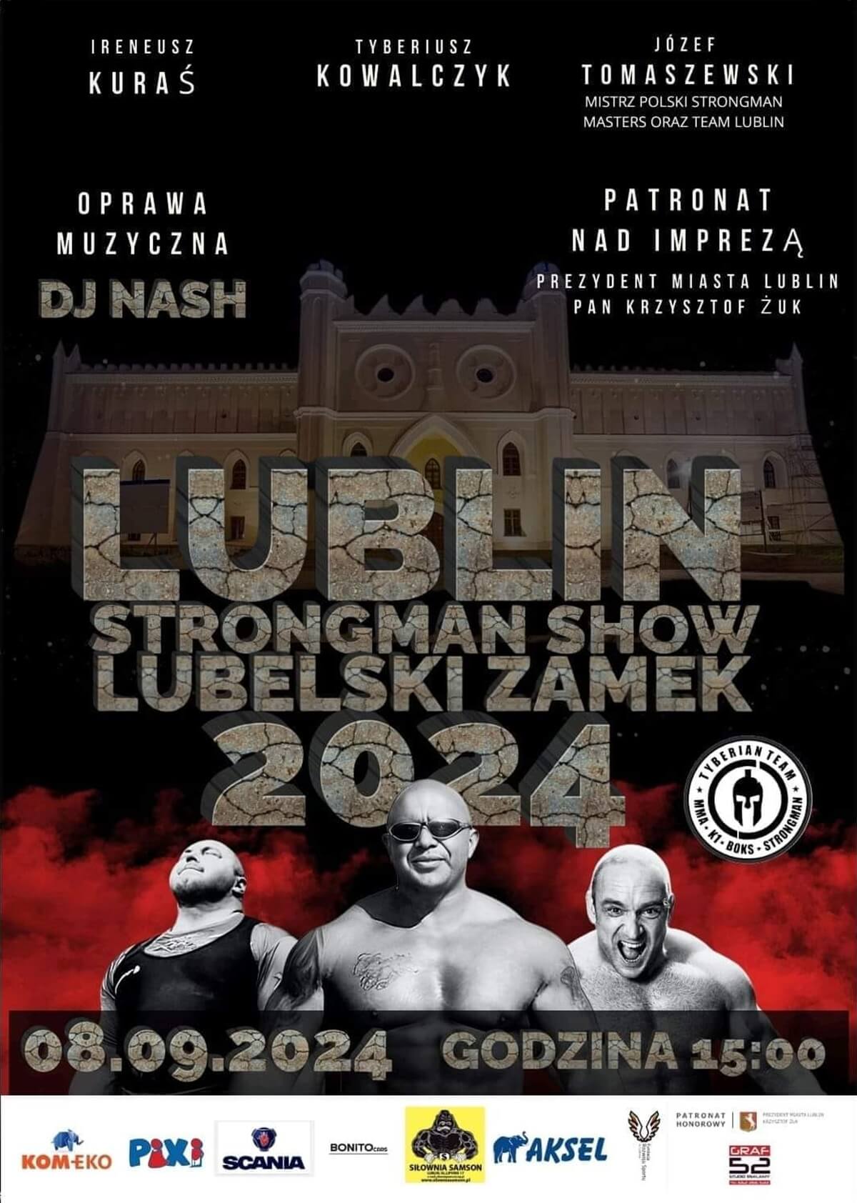 StrongMan Show Lublin 2024 - plakat, program wydarzenia