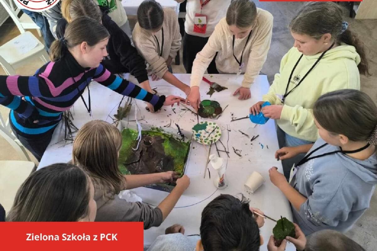 Warsztaty dla dzieci w ramach zielonej szkoły PCK