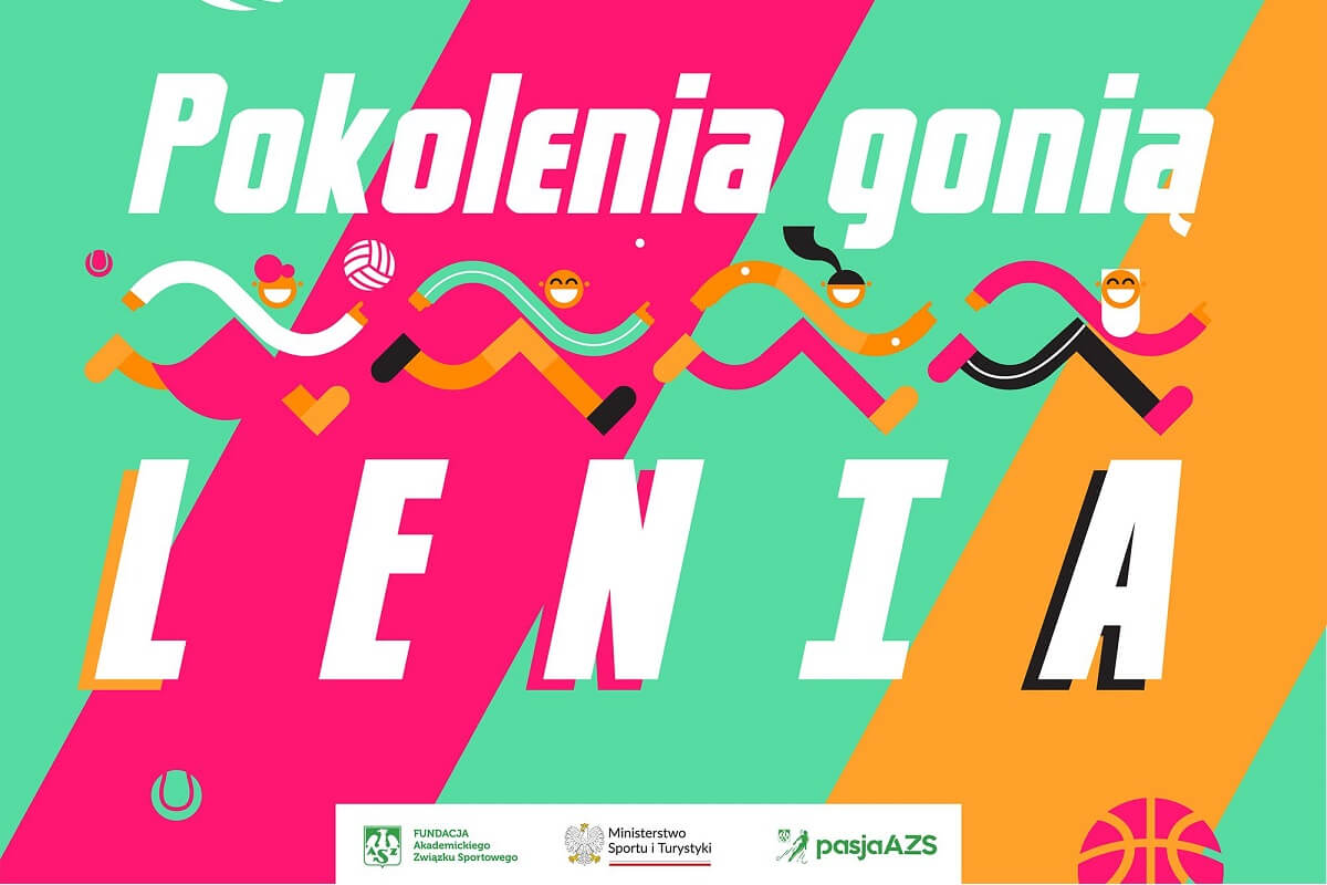 Plakat "Pokolenia Gonią Lenia"