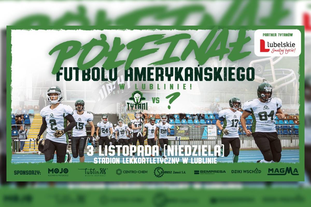 grafika Półfinał futbolu amerykańskiego w Lublinie