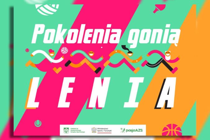 grafika „Pokolenia gonią lenia”