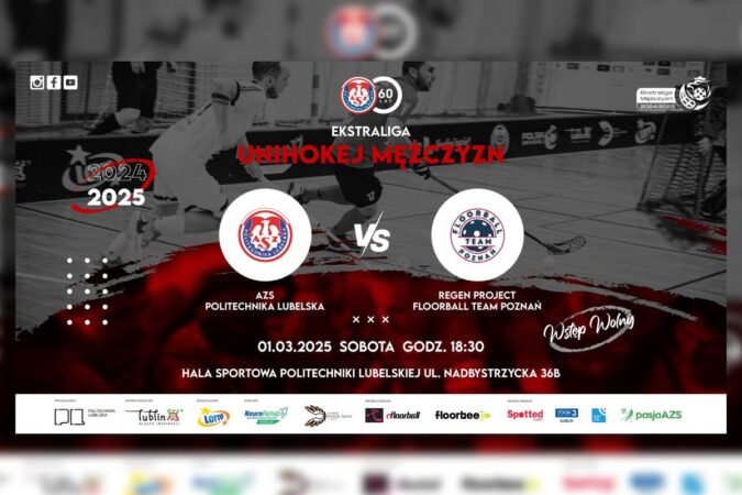 grafika AZS Politechnika Lubelska – Regen Project Floorball Team Poznań