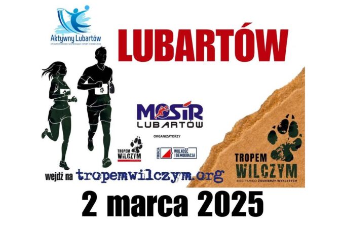 grafika 13 edycja Biegu „TROPEM WILCZYM” w Lubartowie