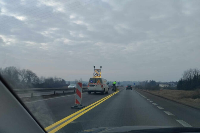 Prace drogowe na DK19