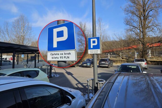 Opłata za brak biletu 95 zł na parkingu Lidl przy al. Solidarności w Lublinie