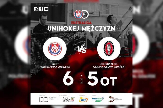 grafika wynik meczu w unihokeja mężczyzn