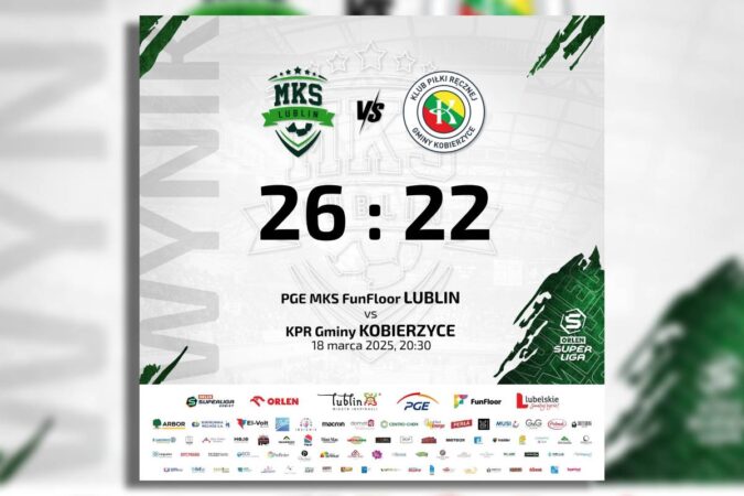 grafika, wynik meczu PGE MKS FunFloor Lublin
