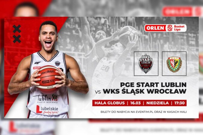 grafika PGE Start Lublin vs WKS Śląsk Wrocław