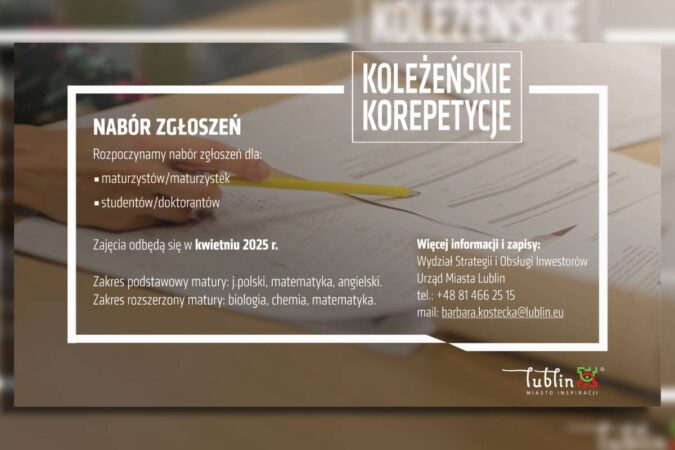 Koleżeńskie korepetycje grafika