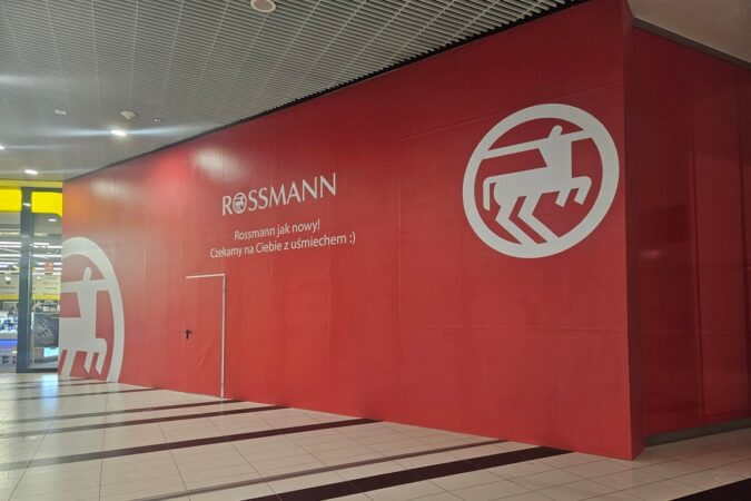 Remont drogerii Rossmann w VIVO! Lublin
